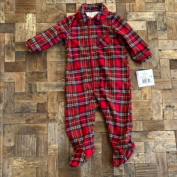 Little Me Other - Little Me Baby Holiday One Piece Pajama NWT Size 9 Months